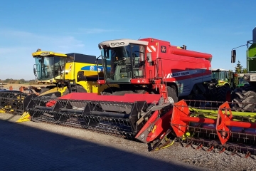 Massey Ferguson 7270 Beta AL 4X4 Heder 6,10M Sieczkarnia Rozpylacz !!!